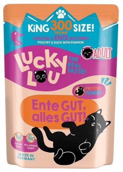 Lucky Lou Lifestage Adult Drób i kaczka saszetka 300g