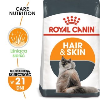 Royal Canin Hair&Skin Care karma sucha dla kotów dorosłych, lśniąca sierść i zdrowa skóra 4kg