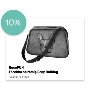 Torebka na ramię Grey Bulldog