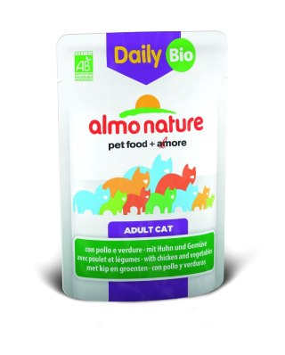 ALMO NATURE DAILY Bio z kurczakiem i warzywami 70 g