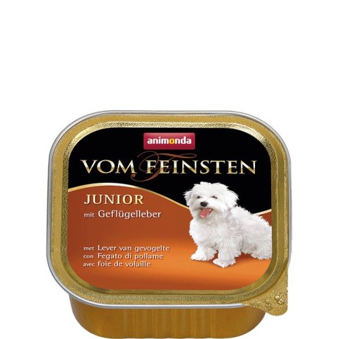 ANIMONDA Vom Feinsten Junior szalka z wątróbką drobiową 150g