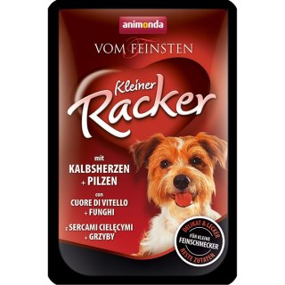 ANIMONDA Vom Feinsten Kleiner Racker saszetki z sercami cielęcymi i grzybami 85 g