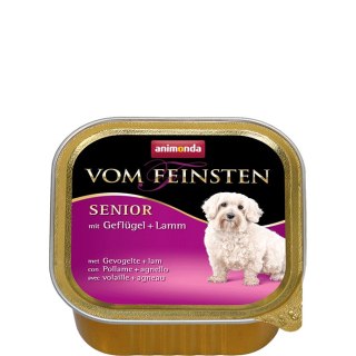 ANIMONDA Vom Feinsten Senior szalka z drobiem i jagnięciną 150g