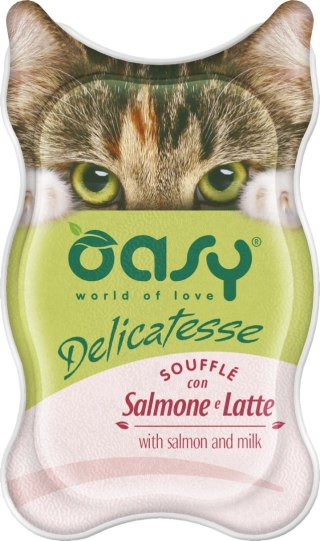 OASY DELICATESSE Soufflè - Łosoś i mleko 85 g