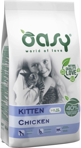 OASY DRY CAT Kitten - Kurczak 1,5 kg