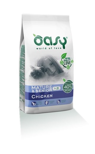 OASY DRY CAT Senior - Kurczak 1,5 kg