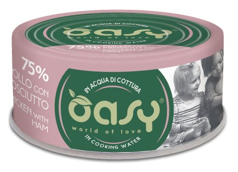 OASY MORE LOVE Puszka Kurczak z szynką 70 g