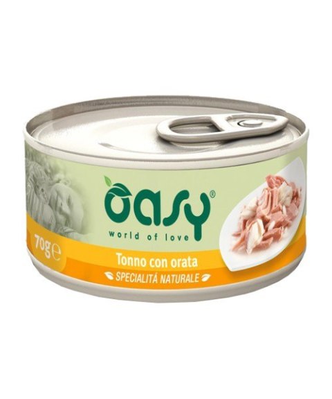 OASY NATURAL Puszka Tuńczyk z doradą 70 g