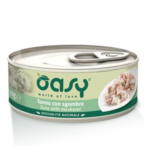 OASY NATURAL Puszka Tuńczyk z makrelą 70 g