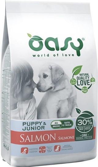 OASY ONE ANIMAL PROTEIN Puppy & Junior - Łosoś 2,5 kg