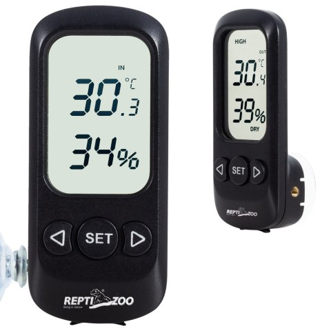 Repti-Zoo Digital Alarm Thermometer Hygrometer - termometr i higrometr LCD