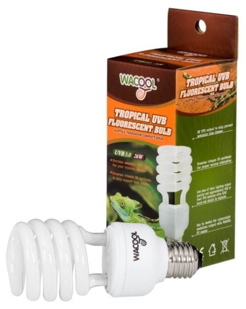 WaCool Tropical żarówka UVB 5.0 13W + sensor fal UV