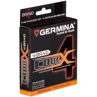 Germina 4-BRAID CODE 0,06mm GRAY - plecionka wędkarska 150m