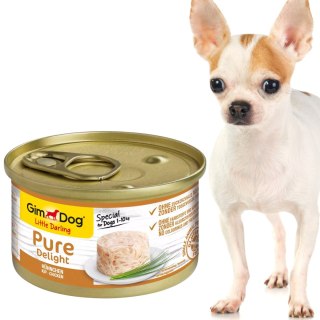 Gimdog Pure Delight 150g - karma dla małych psów kurczak w galarecie