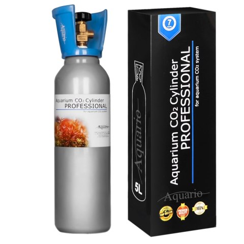 Aquario BLUE TWIN Professional - podwójny zestaw CO2 z butlą 5l