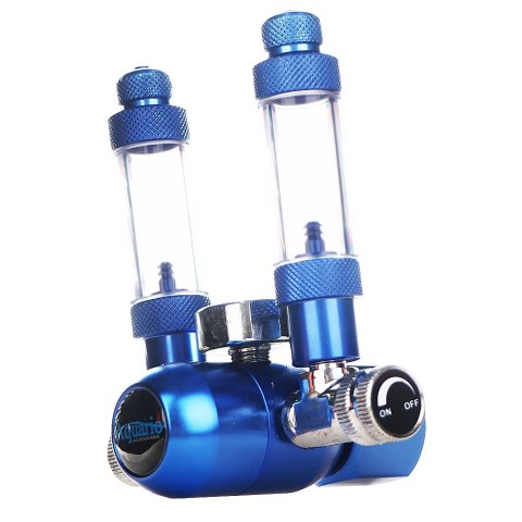 Aquario BLUE TWIN Standard - podwójny zestaw CO2 z butlą 8l