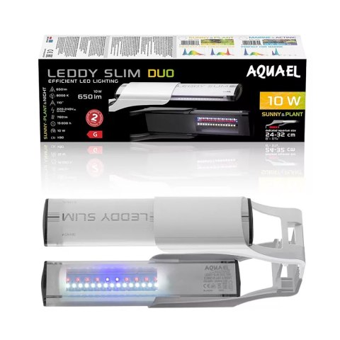 Aquael Leddy Slim Duo 10W Sunny Plant - lampa LED biała