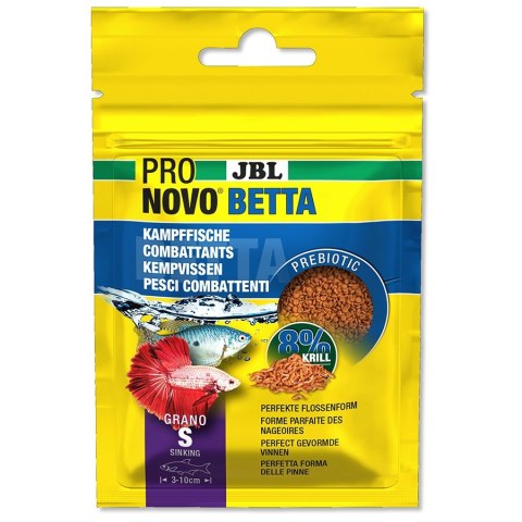 JBL Pronovo Betta Grano S 20ml - pokarm dla bojowników w granulacie