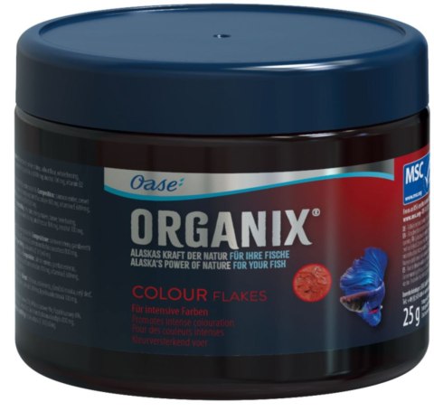 Oase Organix Colour Flakes 150ml - pokarm płatki dla ryb wybarwiający