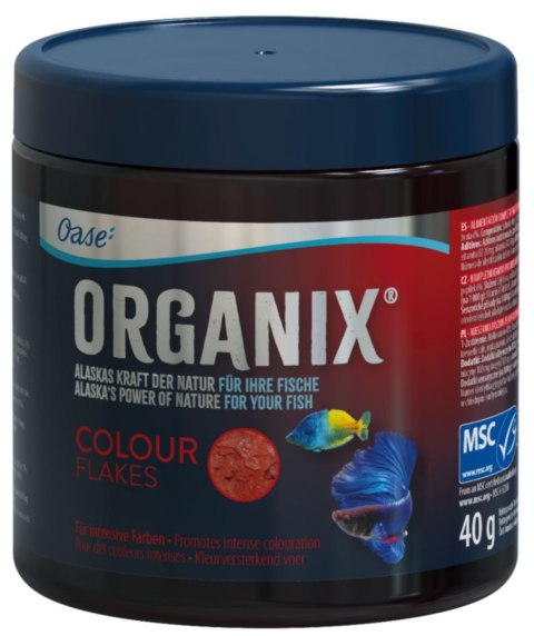 Oase Organix Colour Flakes 250ml - pokarm płatki dla ryb wybarwiający