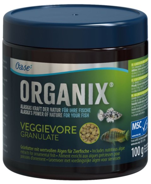 Oase Organix Veggievore Granule 250ml - pokarm duże granulki dla ryb