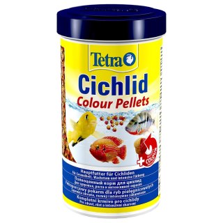 Tetra Cichlid Colour Pellets 500ml - pokarm poprawiający wybarwienie ryb