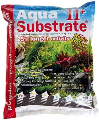 Aqua-art Aqua Substrate II+ 1,8kg Powder - drobne czarne podłoże