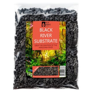 Eco Plant Black River 1kg - żwirek czarny 2-4mm