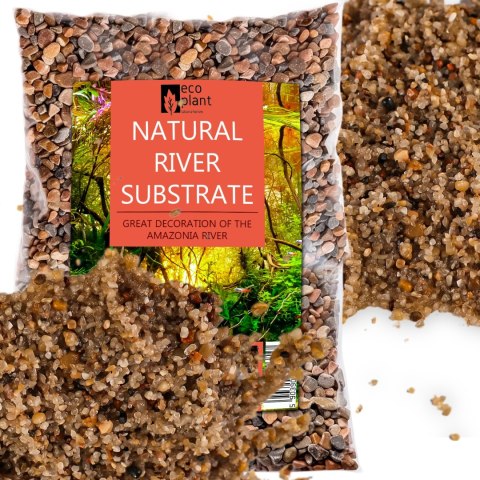 Eco Plant Natural River 1kg - żwir rzeczny 1-3mm