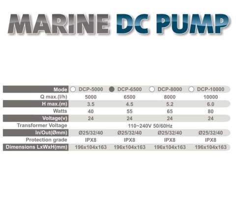 Jebao DCP-5000 z kontrolerem (max 5000l/h)