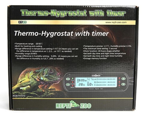 Repti-Zoo THC Deluxe Termostat higrostat z programatorem