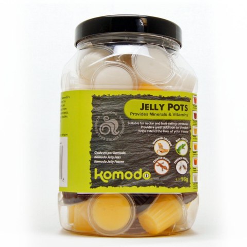 Komodo Jelly Pot Mixed Flavours Jar - miks pokarmów w żelu 60szt.