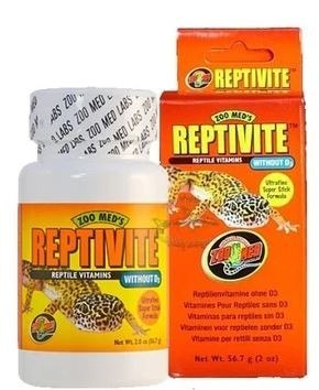 ZOOMED Reptivite 57g - Witaminy dla gadów bez wit. D3