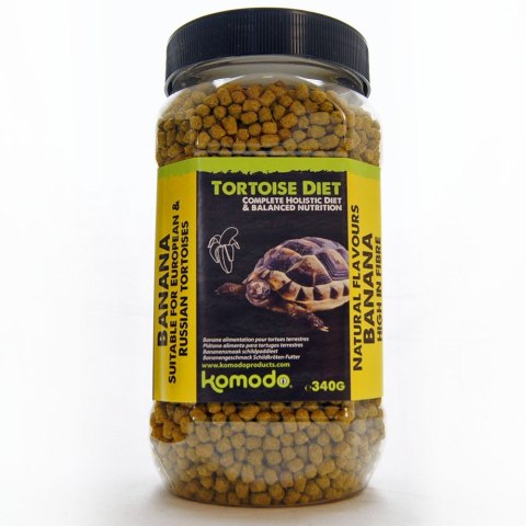 Komodo Tortoise Diet Banana 340g - pokarm dla żółwi