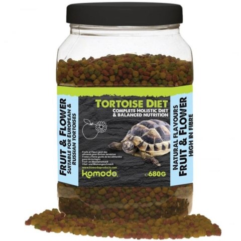 Komodo Tortoise Diet Fruit Flower 680g - pokarm dla żółwi