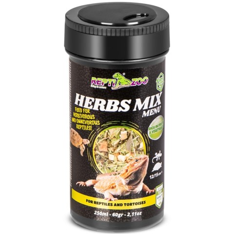 Repti-Zoo Herbs Mix Menu 250ml - mieszanka roślinna dla gadów