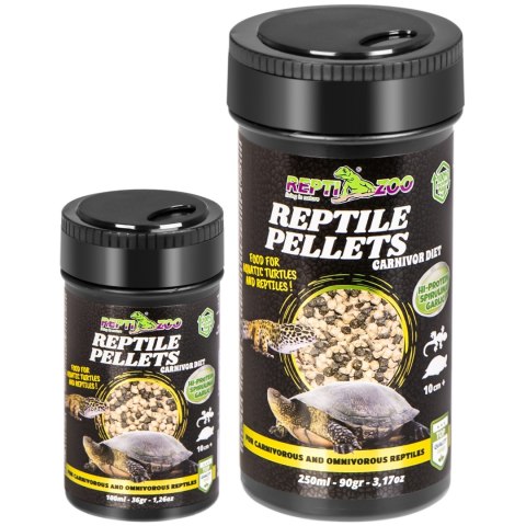 Repti-Zoo Reptile Pellets 100ml - pokarm i witaminy dla gadów mięsożernych