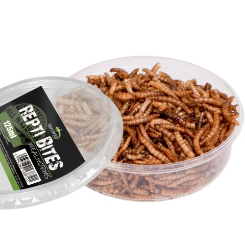 Terrario Repti Bites Mealworms 125ml - larwy mącznika suszone