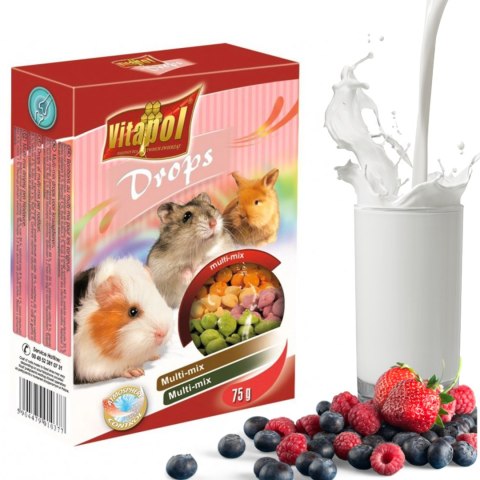 Vitapol - dropsy dla gryzoni mix 75g