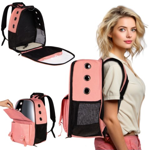 Furrever Friends Catpack Pink - plecak transporter dla kota i psa