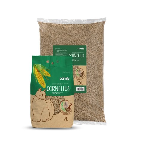 Comfy Cornelius Herbal 25l - ziołowy żwirek kukurydziany dla kota