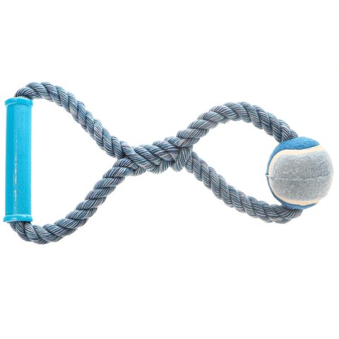 HappyPet Knots Tennis Ball - piłka tenisowa z plecionym sznurem