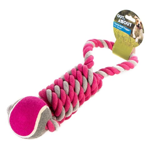 HappyPet Tennis Ball Tugger - piłka tenisowa z sznurem