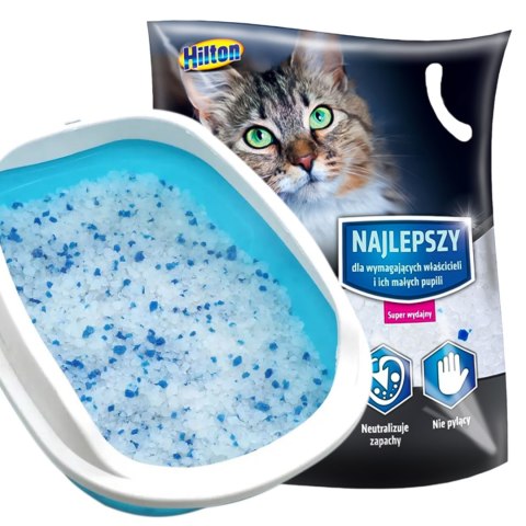 Hilton Cat Litter Silicone - żwirek silikonowy dla kota 3,8l