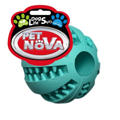 Pet Nova zabawka - piłka superdental baseball miętowa 5cm