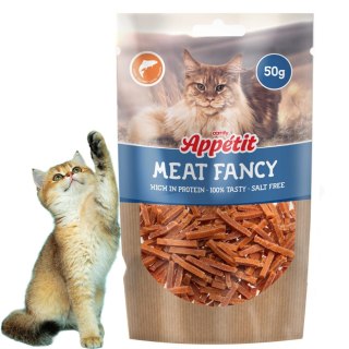 Comfy Appetit Meat Fancy 50g - paski z łososia dla kota