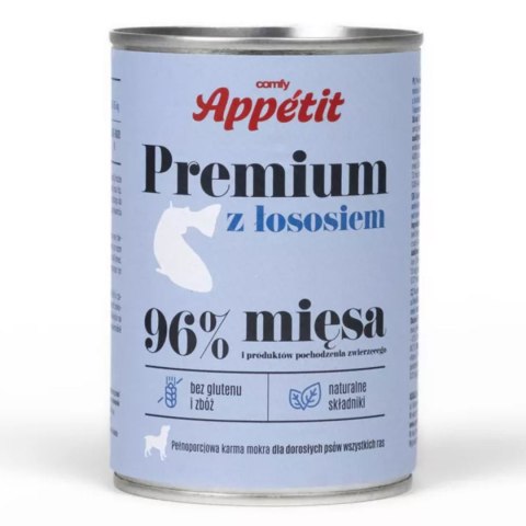 Comfy Appetit Premium z łososiem - karma mokra dla psa 400g