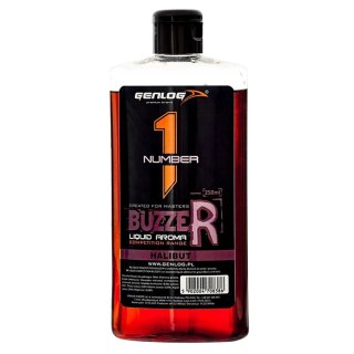 Genlog Buzzer Halibut - płynny dodatek do zanęt 250ml