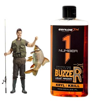 Genlog Buzzer Kryl - płynny dodatek do zanęt 250ml