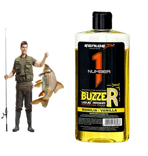 Genlog Buzzer Wanilia - płynny dodatek do zanęt 250ml